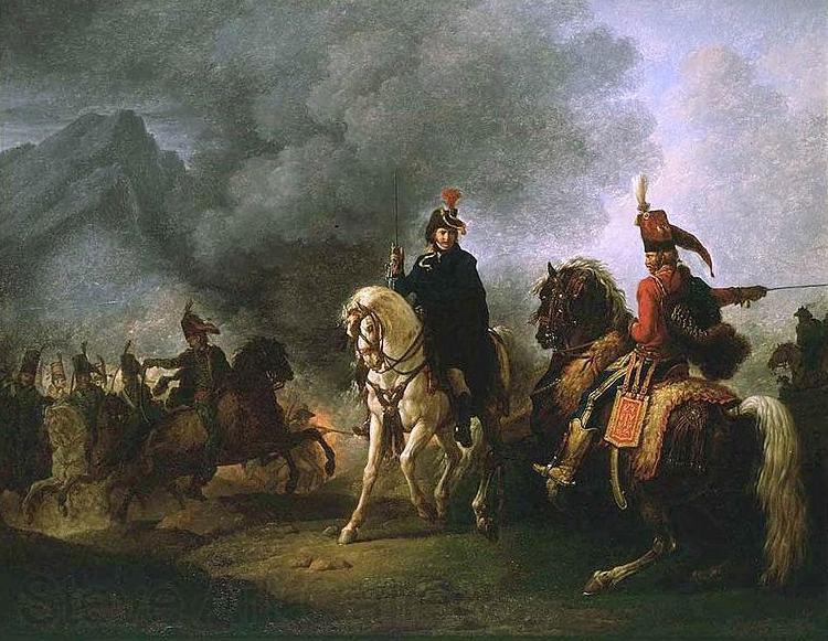 carle vernet A General with his Aide de Camp Spain oil painting art
